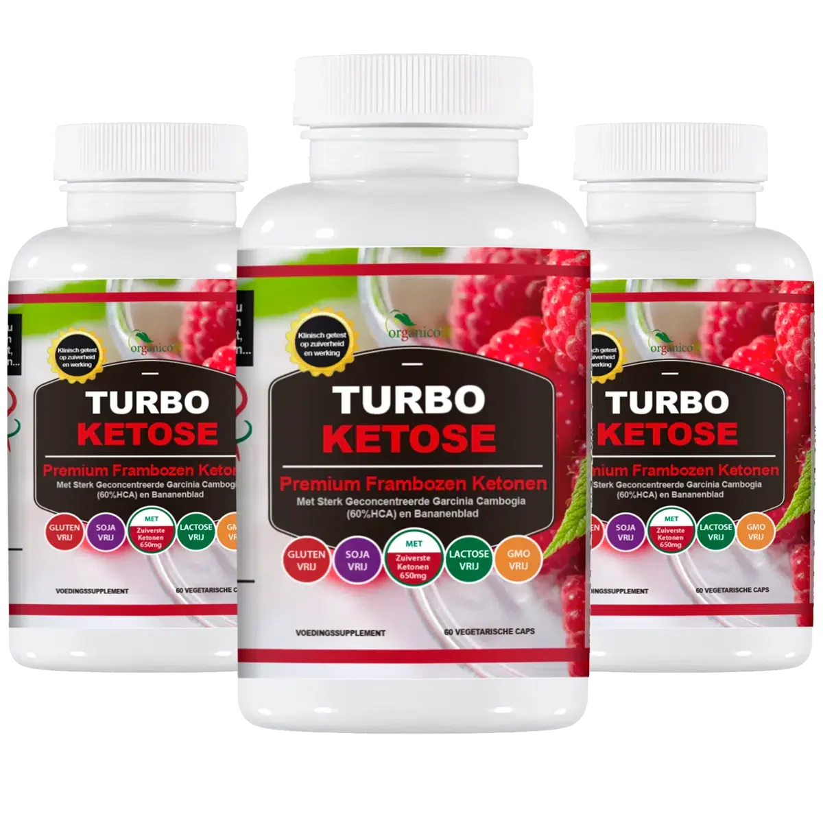 3x Organico Turbo Ketose - (37% Korting) - OrganicoLabs