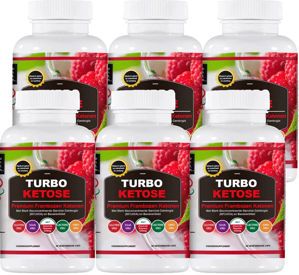 6x Organico Turbo Ketose - (48% Korting) - OrganicoLabs