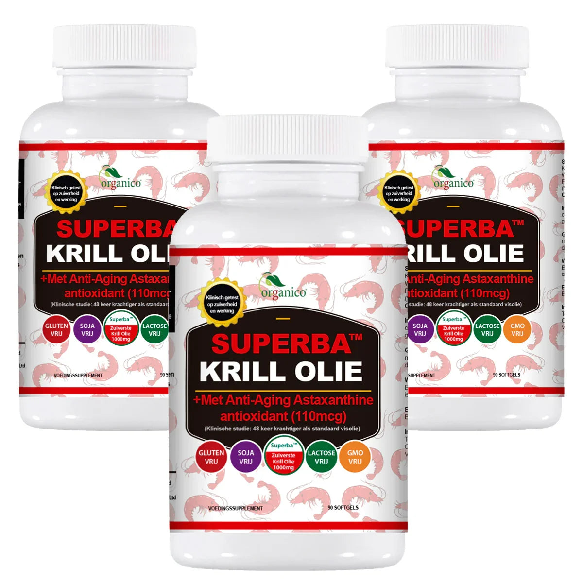 3x Organico Superba™ Krill - (35% Korting) - OrganicoLabs