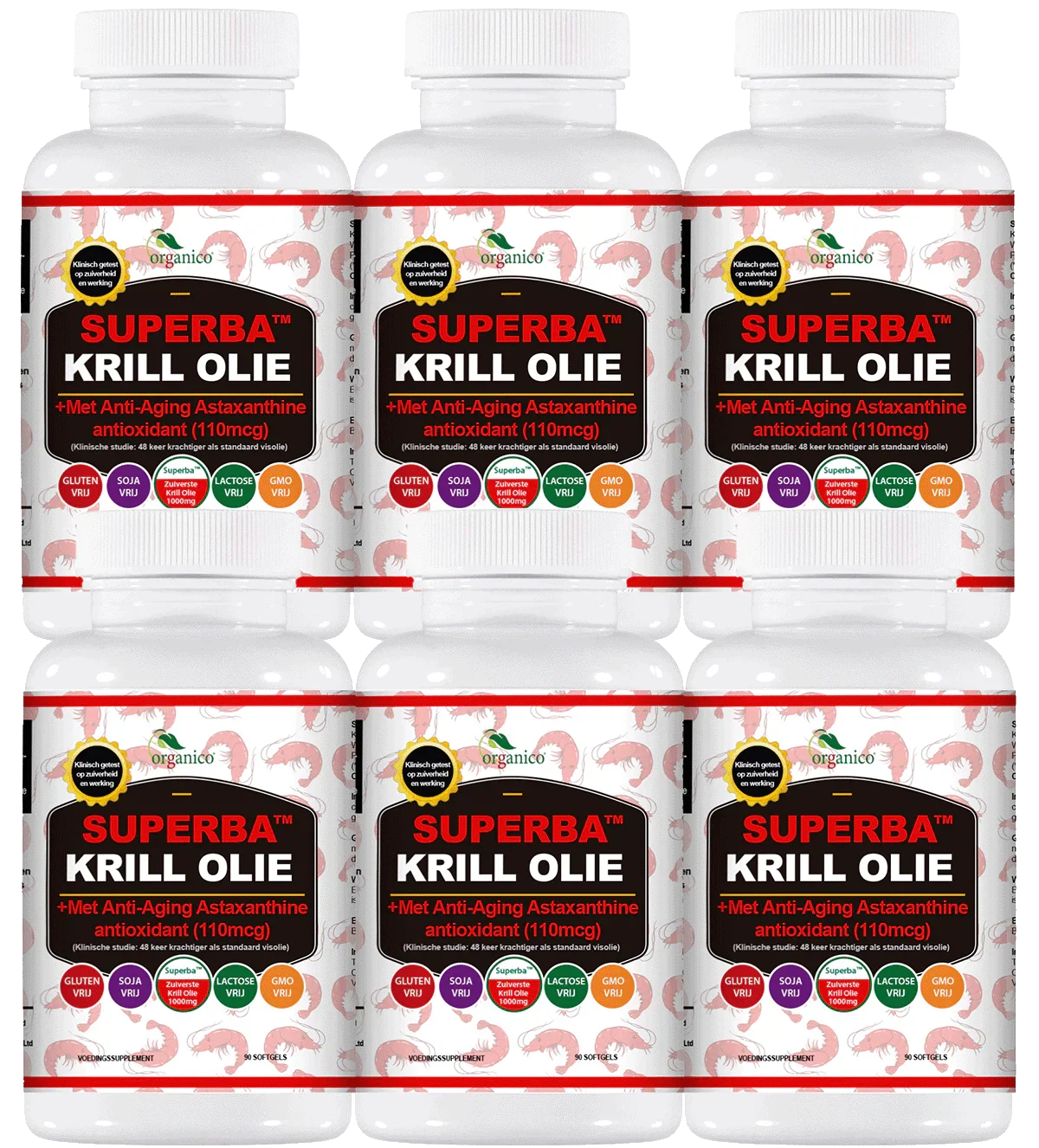 6x Organico Superba™ Krill - (45% Korting) - OrganicoLabs