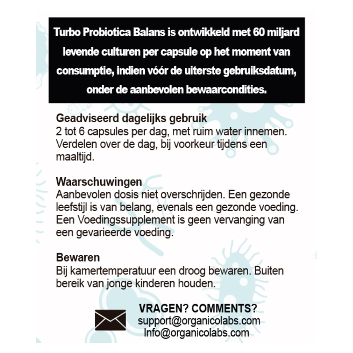 ORGANICO TURBO PROBIOTICA - OrganicoLabs
