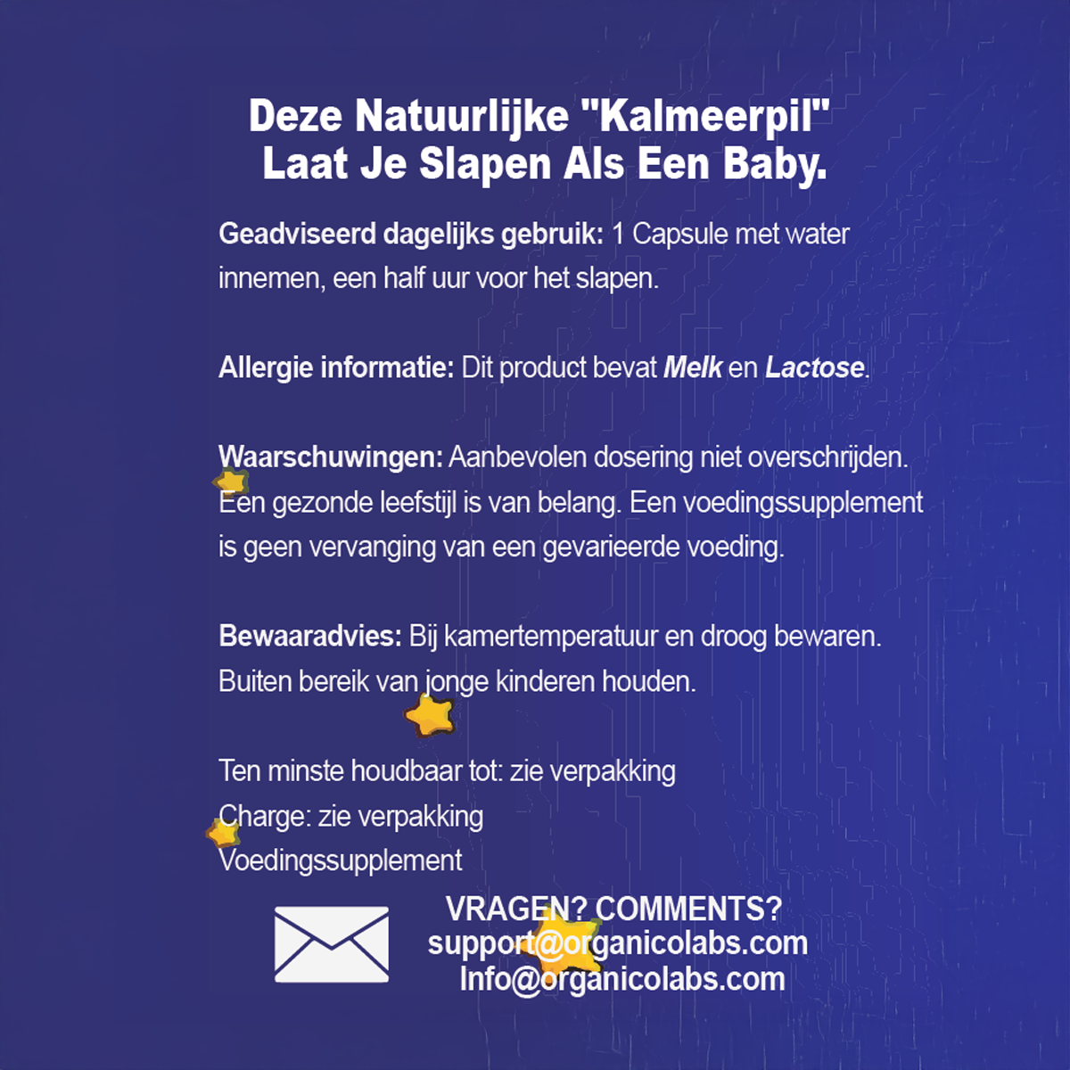 😴 Ontspanning & Slaapkwaliteit Protocol - OrganicoLabs