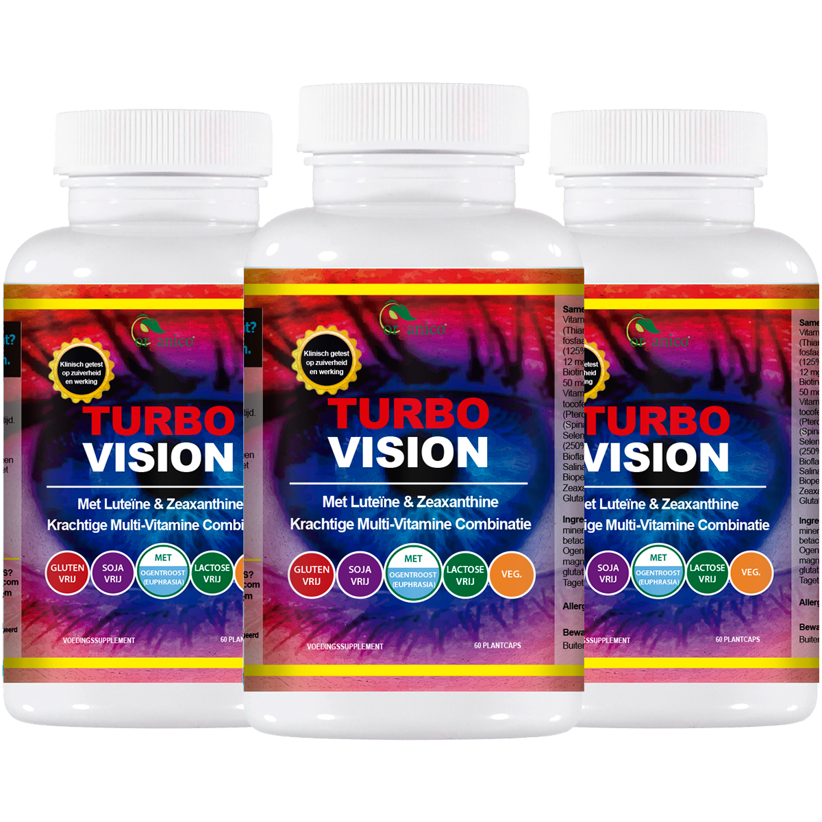 3x Organico Turbo Vision - (26% Korting) - OrganicoLabs