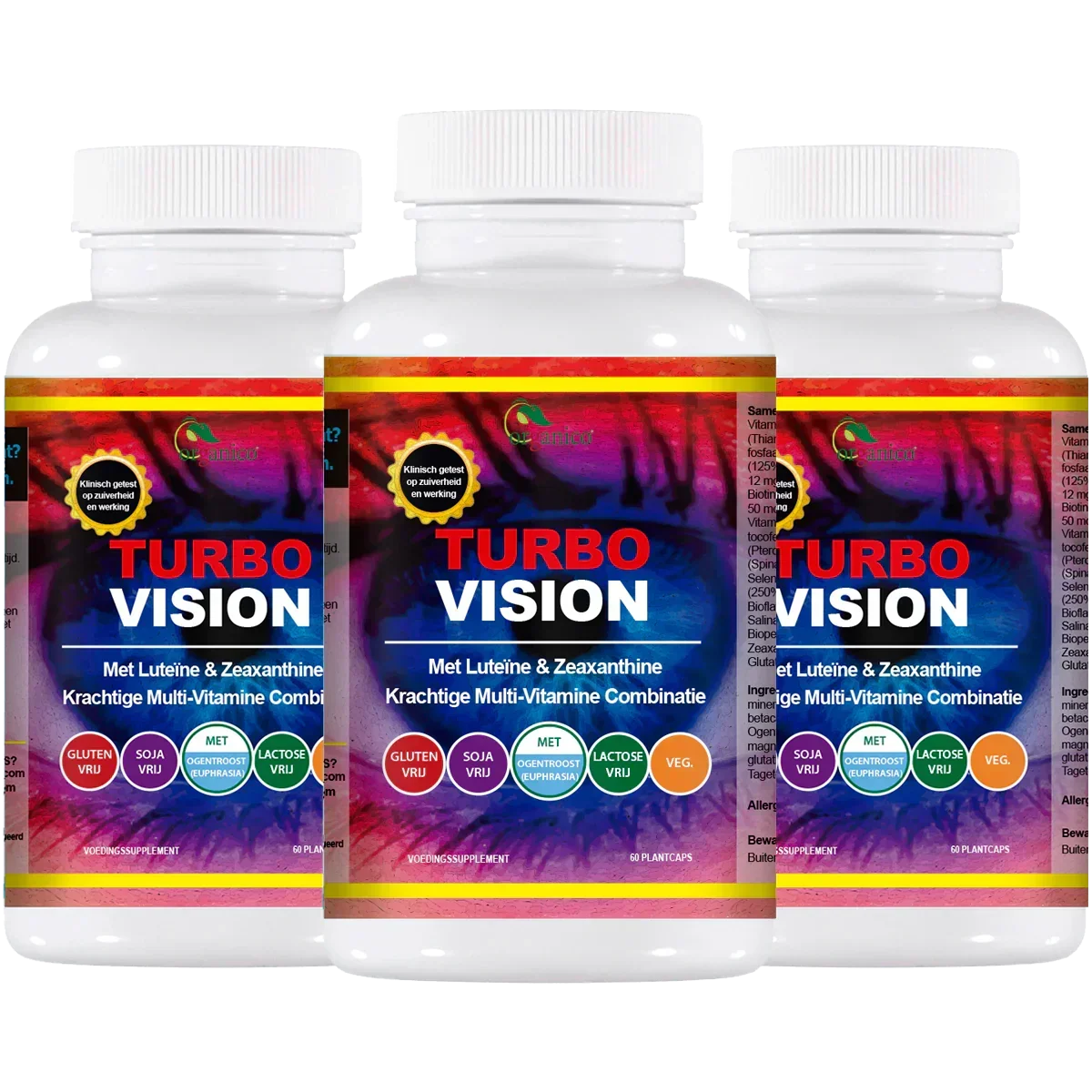 3x Organico Turbo Vision - (26% Korting) - OrganicoLabs