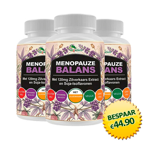 3x Organico Menopauze Balans - éénmalige promotie (43% Korting)