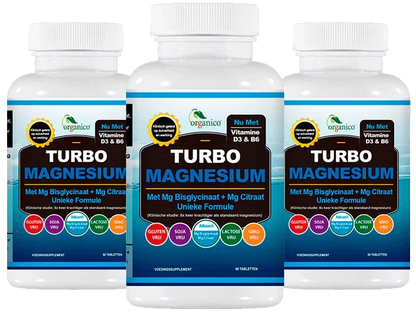 3x Organico Turbo Magnesium - (25% Korting) - OrganicoLabs
